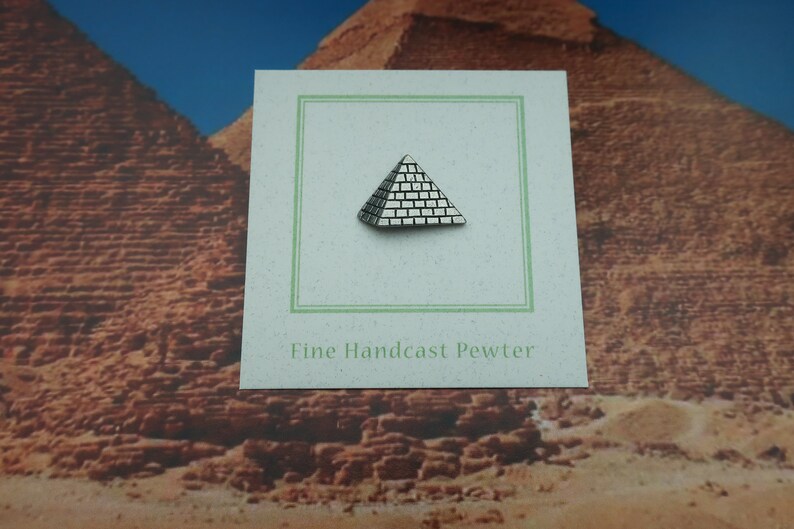 Pyramid Pin Pyramid Lapel Pin - CC550- Egyptian Pyramids- Greek Structures ...