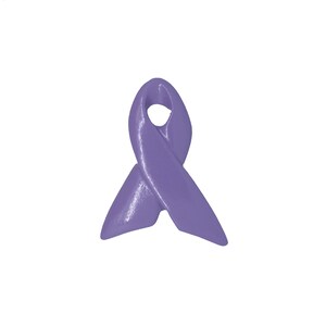 Lavender Ribbon Pin- Raise Awareness for Epilepsy, Foster Care, and Cancer Awareness
