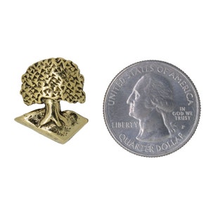 Gold Tree of Learning Lapel Pin CC558G Literacy, Education, Reading, and Teacher Lapel Pins image 3