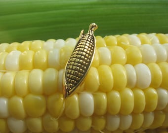 Gold Corn Lapel Pin-CC441G- Vegatable, Farming, Farmer, Farm, and Veggie Pins