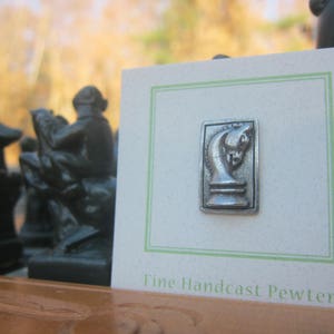 Chess Knight Lapel Pin- CC625- Chess, Chess Knight, Chess Pieces, Knight, Strategy, Chess Set, Games, and Chess Club Pins