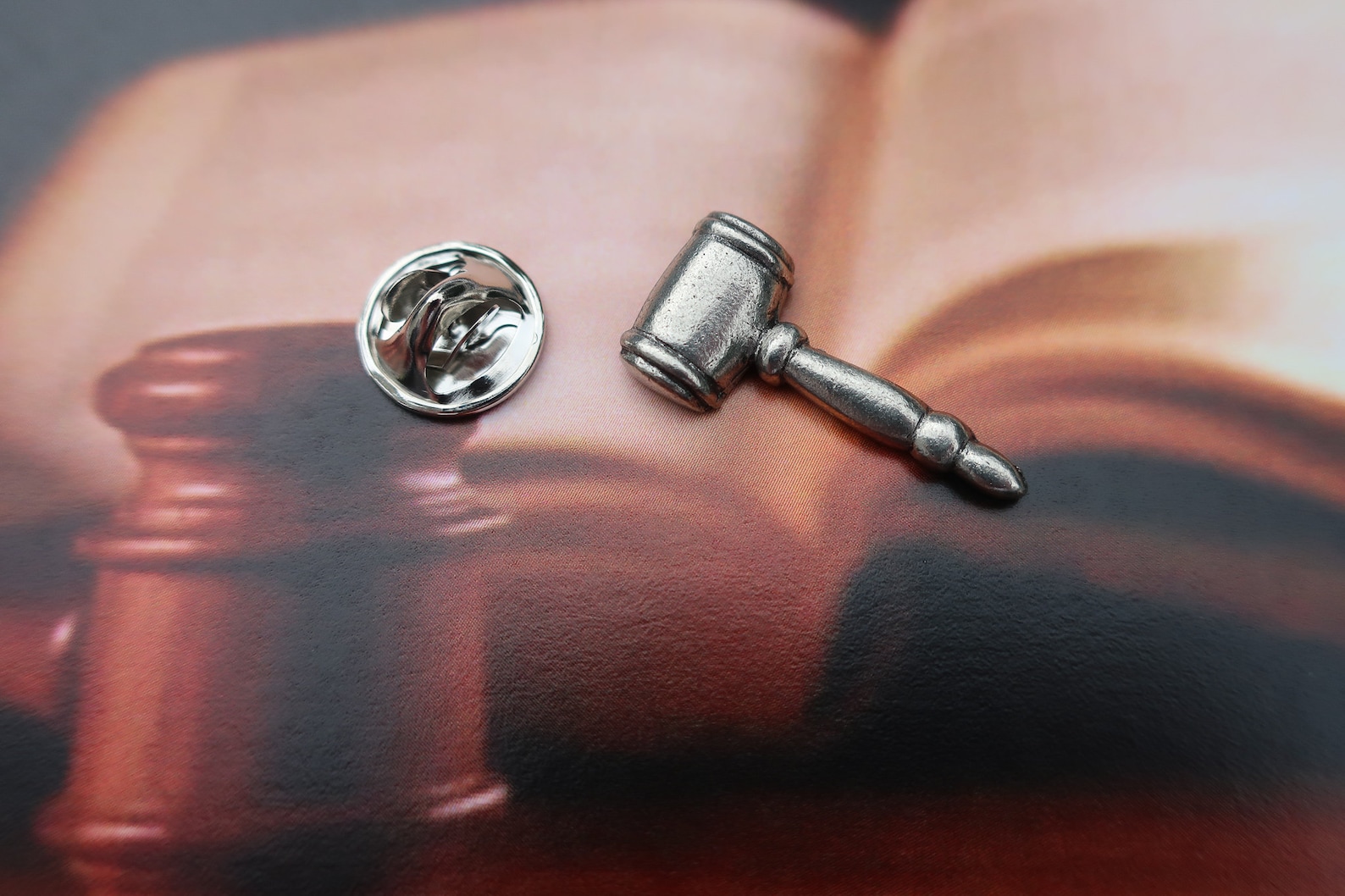 Gavel Lapel Pin CC553 Gavel Mallet Ceremonial Mallet Etsy