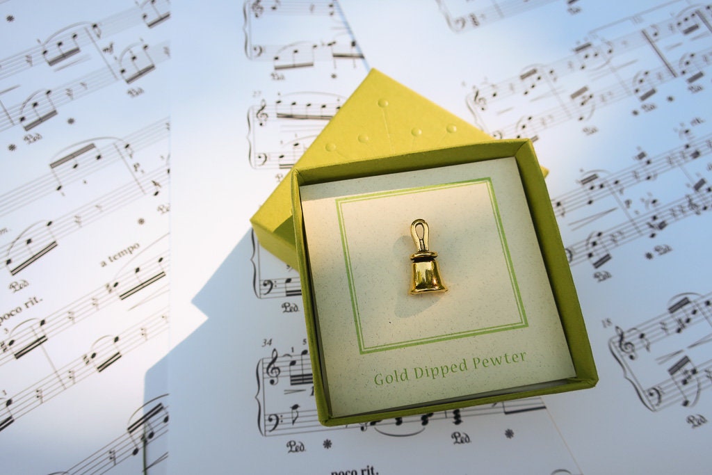 Gold Handbell Lapel Pin CC227G Handbell Bell Percussion Etsy