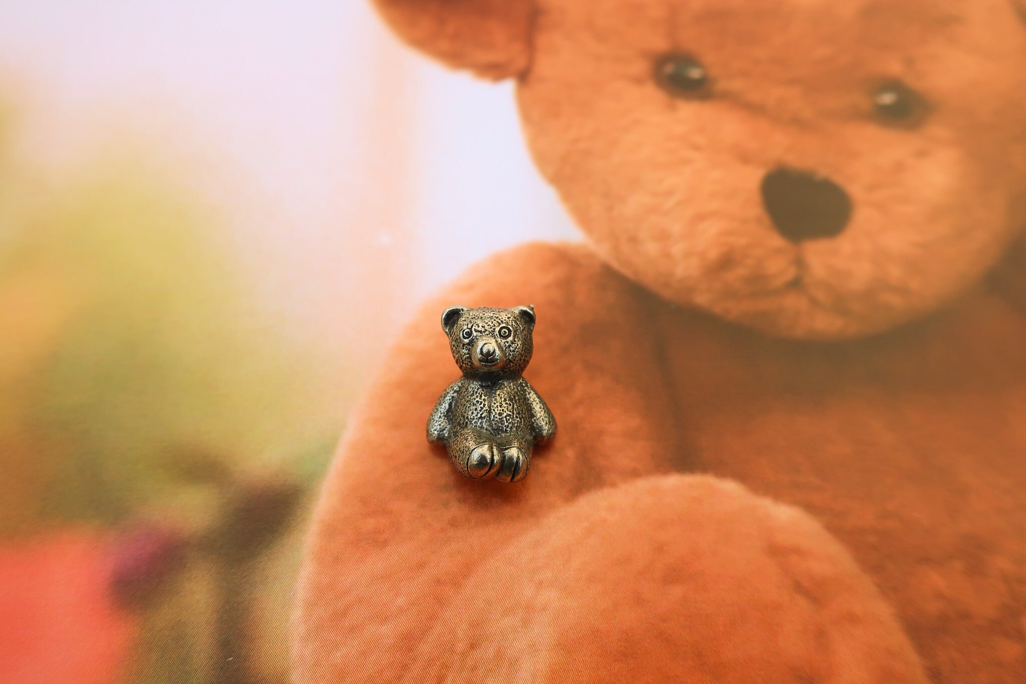 Teddy Bear Lapel Pin- CC114- Teddy Bear, Teddy, Bear, Stuffed Animal and Children Pins