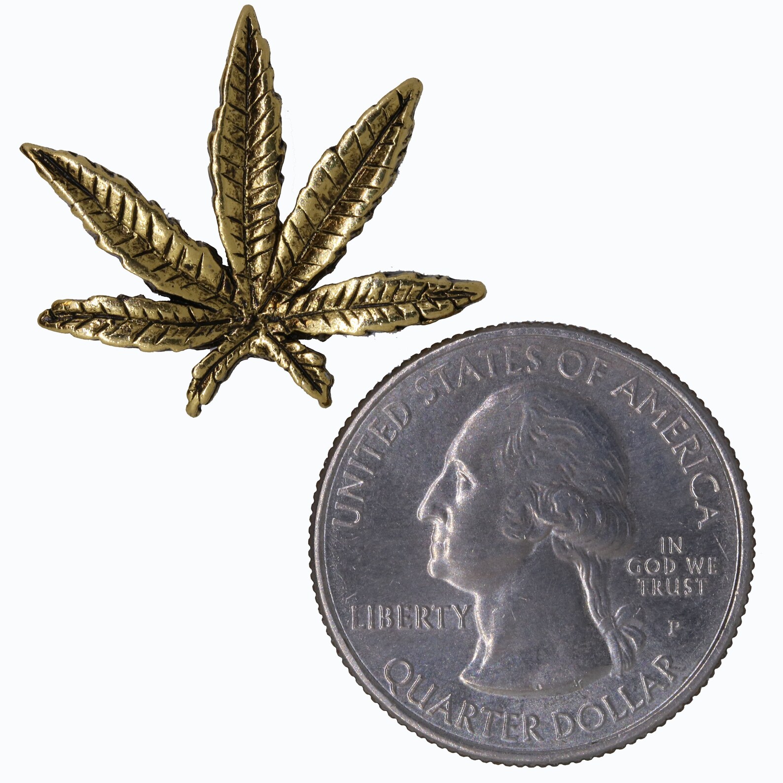 Marijuana Leaf Gold Lapel Pin CC675G Marijuana Pot Etsy