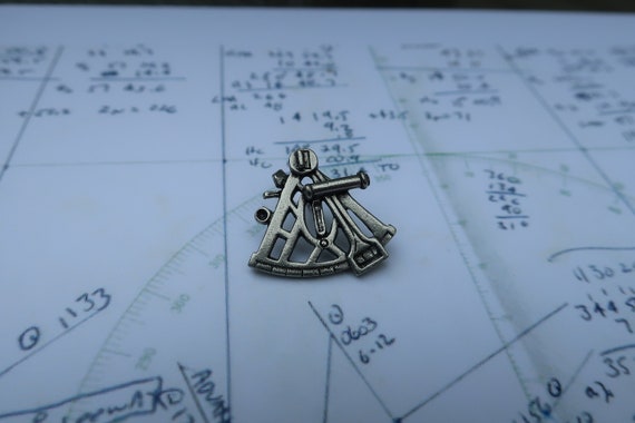Sextant Lapel Pin CC165 Navigation, Celestial Navigation, Marine