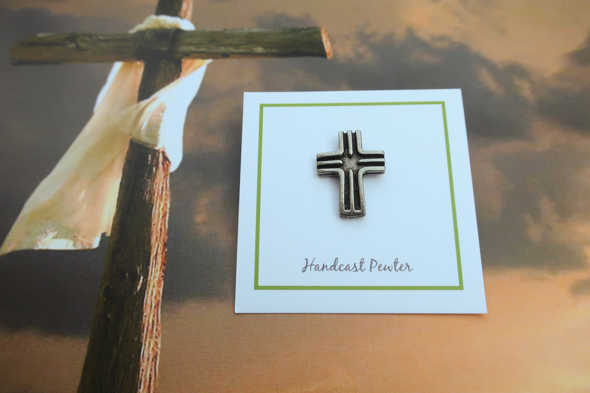 Saint Andrew's Cross Enamel Pin | Kolorspun