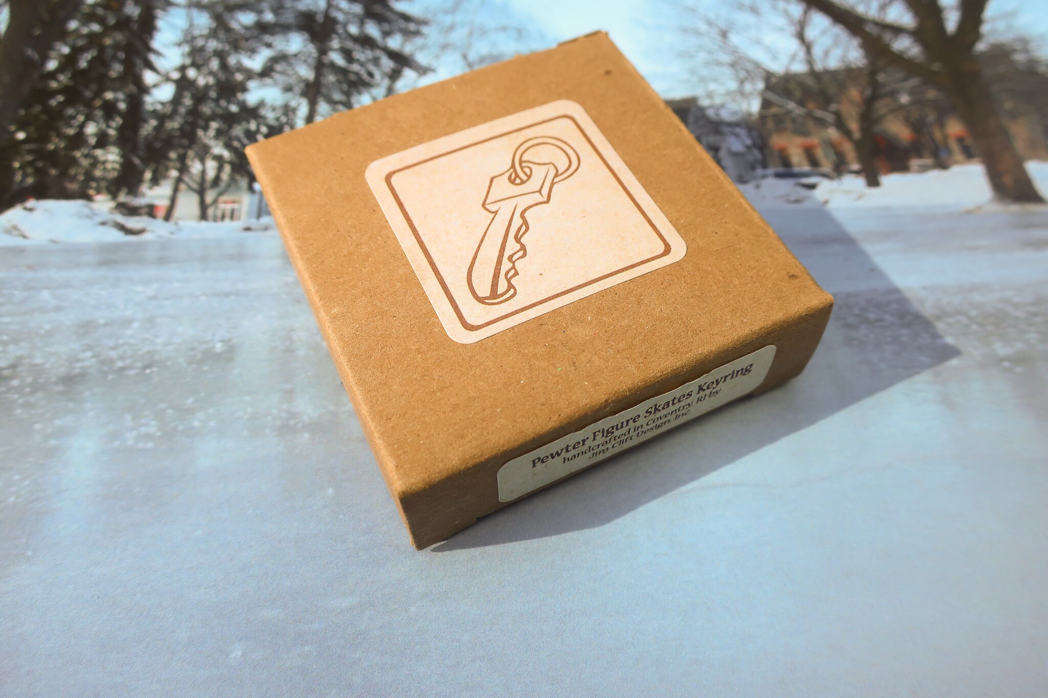 ghost ICE キーフック Figure Skate Keychain- K101- Pewter Ice Skating Gifts - Etsy