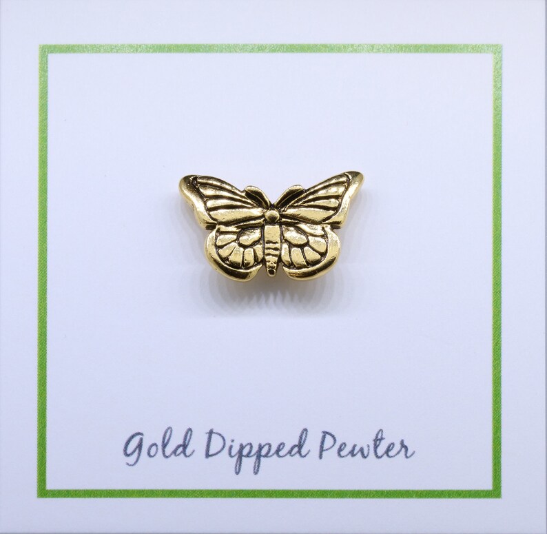Gold Butterfly Lapel Pin CC388G Butterfly Butterflies Etsy
