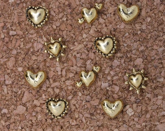 Heart Pushpin Set- PN123- Home Office- Cœurs, Saint-Valentin, Amour, Amour, Février et Cadeaux de la Saint-Valentin