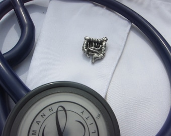 Intestines Lapel Pin - CC346- Gastrointestinal Pins- Anatomy Pins Great for Med Students, Nurses and Surgeons