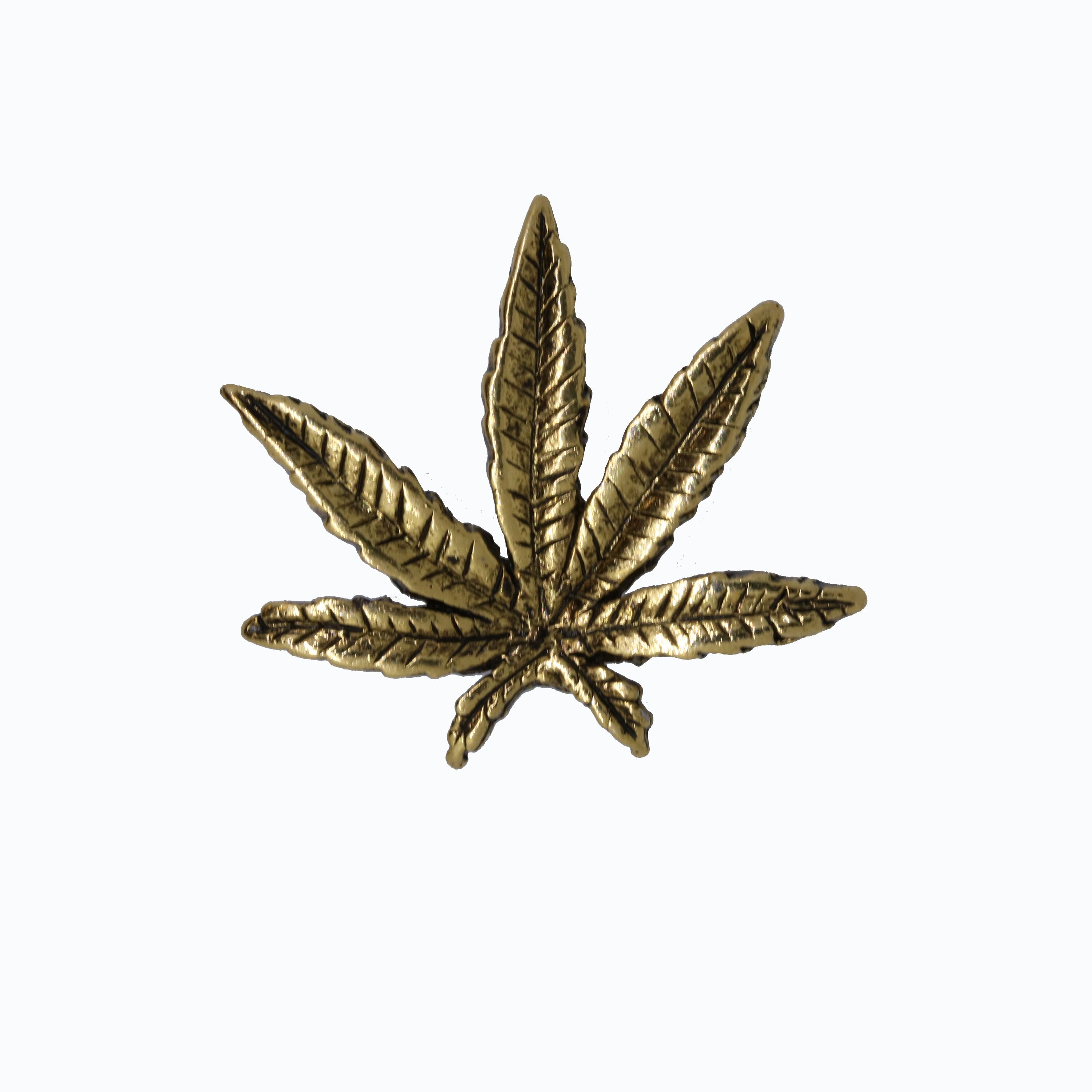 Marijuana Leaf Gold Lapel Pin CC675G Marijuana Pot Etsy