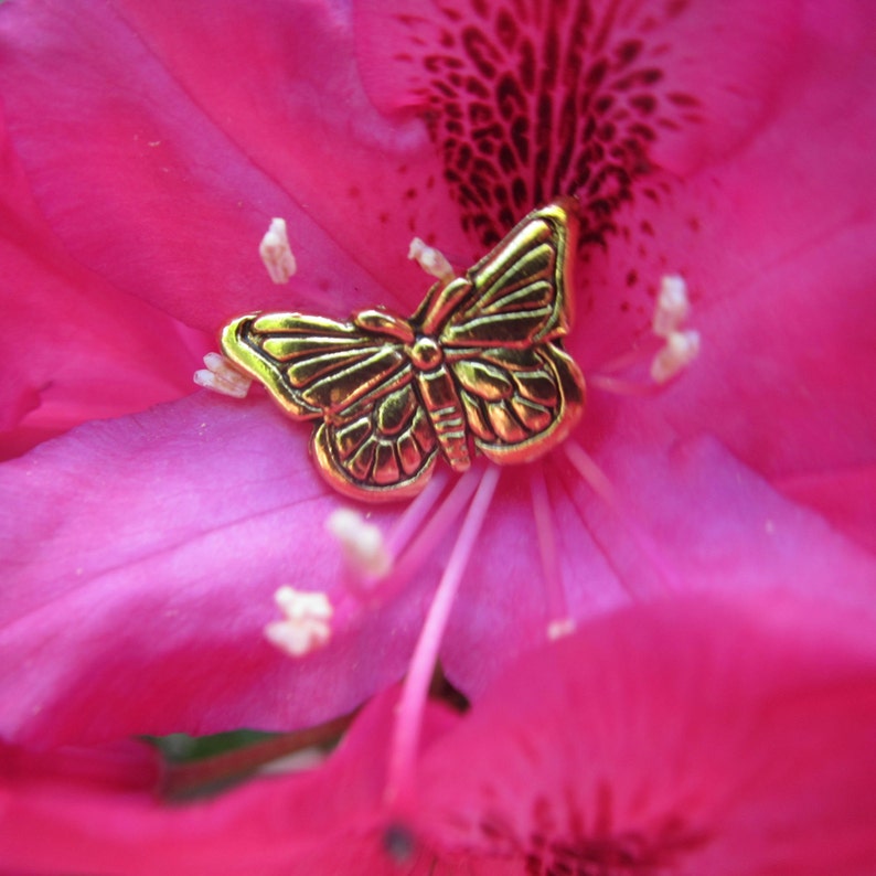 Gold Butterfly Lapel Pin CC388G Butterfly Butterflies Etsy