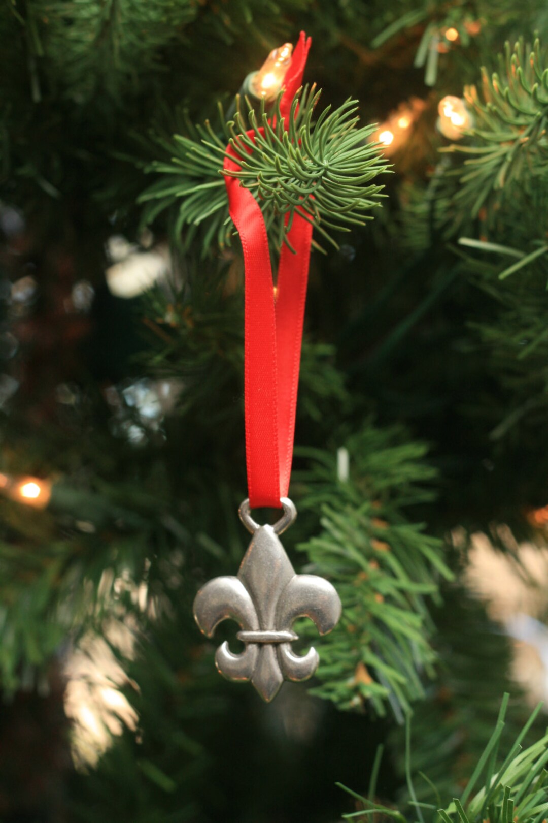 Fleur De Lis Christmas Ornaments 