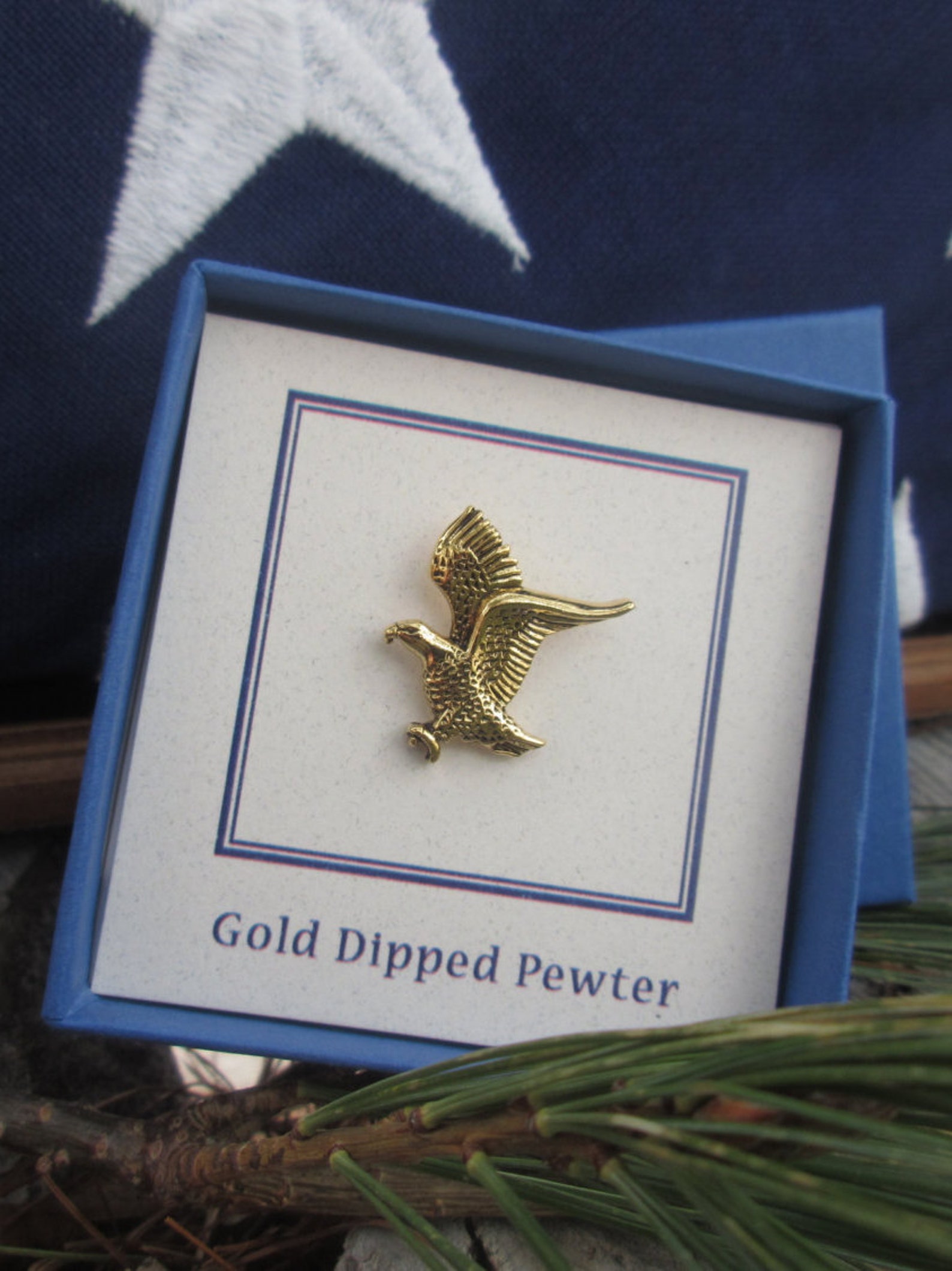 Gold Bald Eagle Lapel Pin CC118G Bald Eagle Eagle North Etsy
