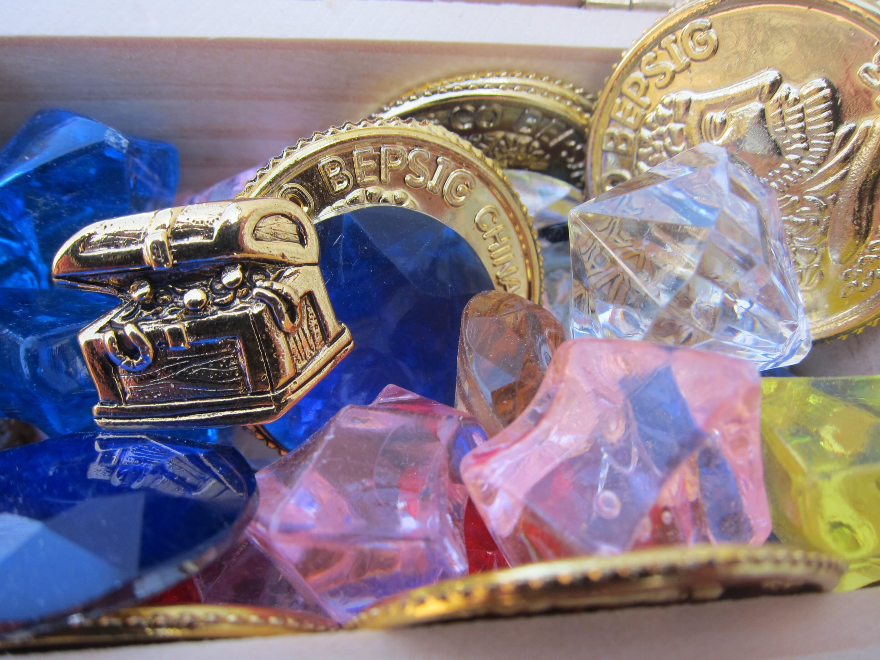Gold Treasure Chest CC587G Treasure Jewels and Pirate Pins Etsy