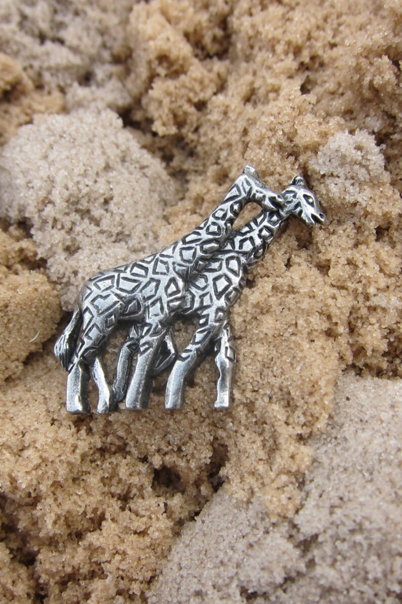 Giraffes Lapel Pin CC252 Safari and Zoo Animal Pins Etsy