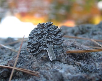 Oak Tree Lapel Pin - CC363- Oak, Tree, Oak Tree, Forestry, Hiking, and Wood Pins
