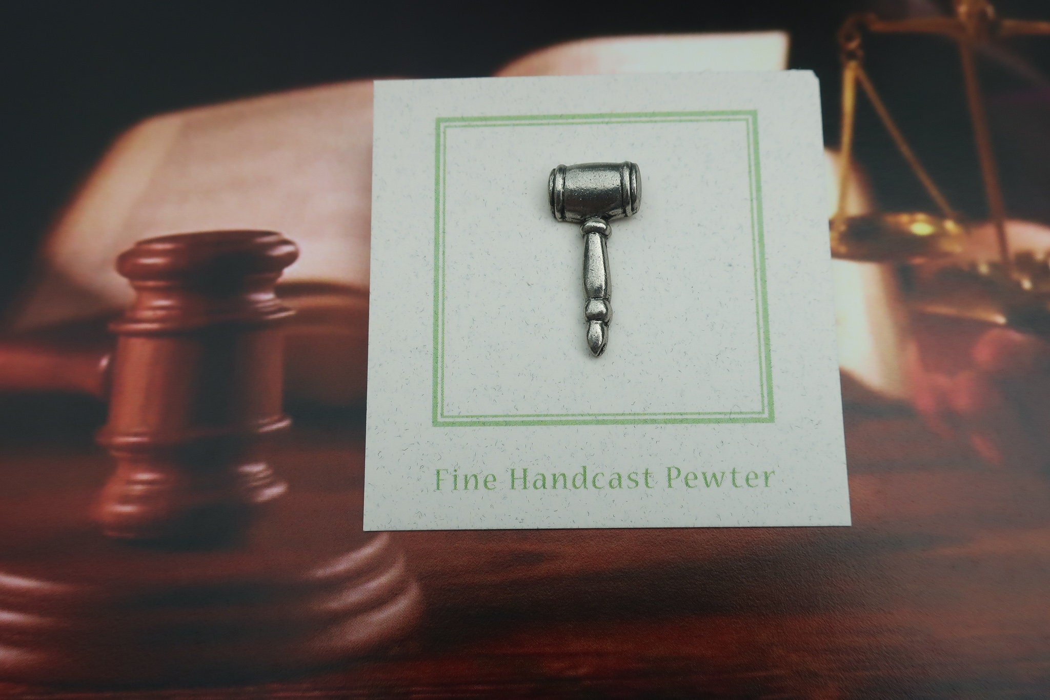 Gavel Lapel Pin CC553 Gavel Mallet Ceremonial Mallet Etsy