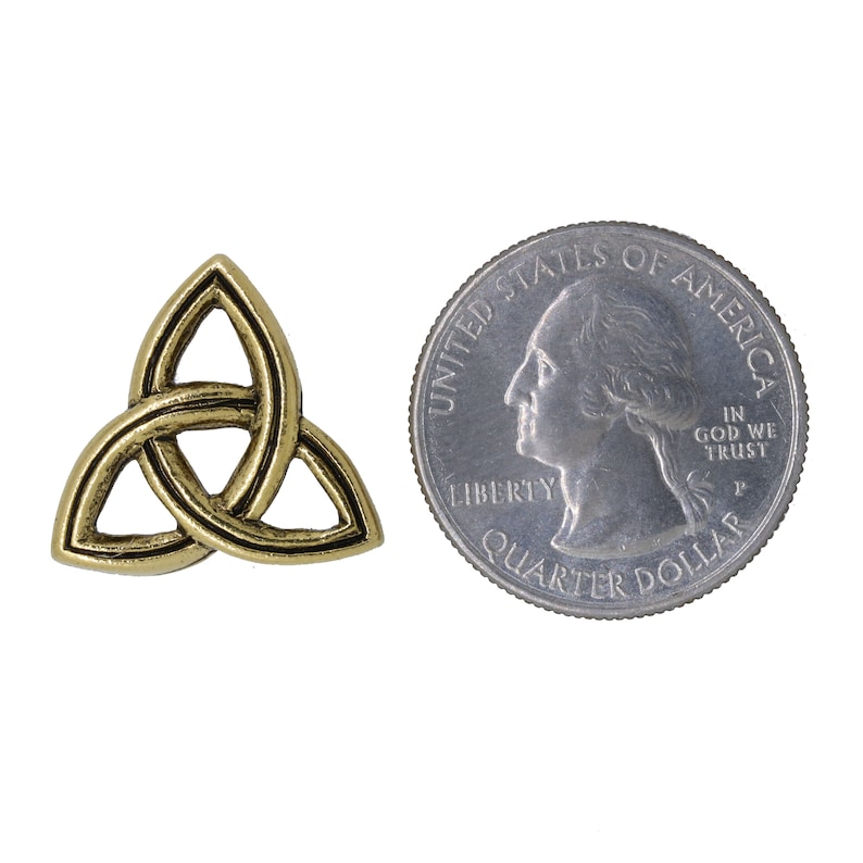 Gold Celtic Knot Lapel Pin CC596G Irish Infinity and Etsy