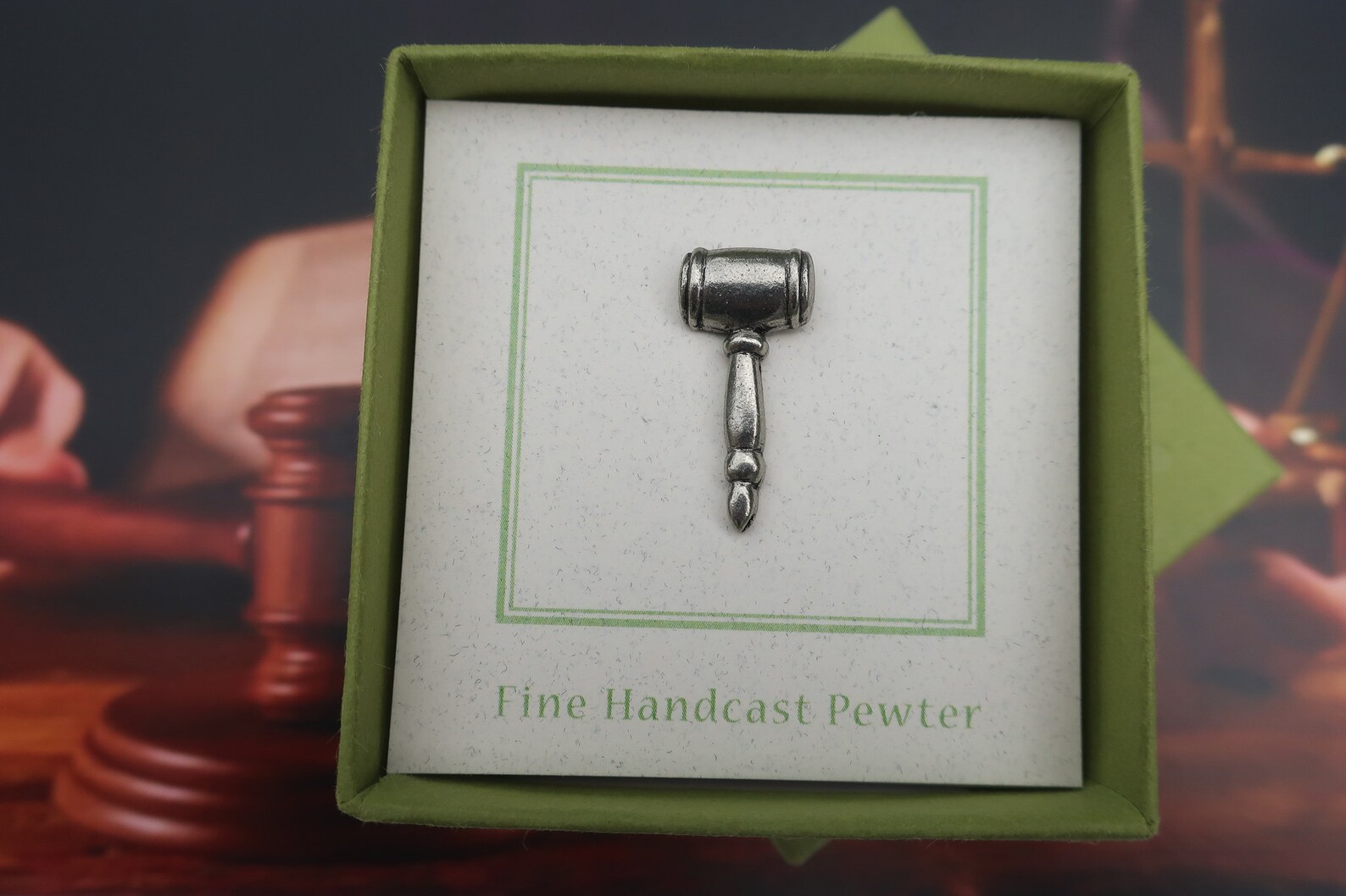 Gavel Lapel Pin CC553 Gavel Mallet Ceremonial Mallet Etsy