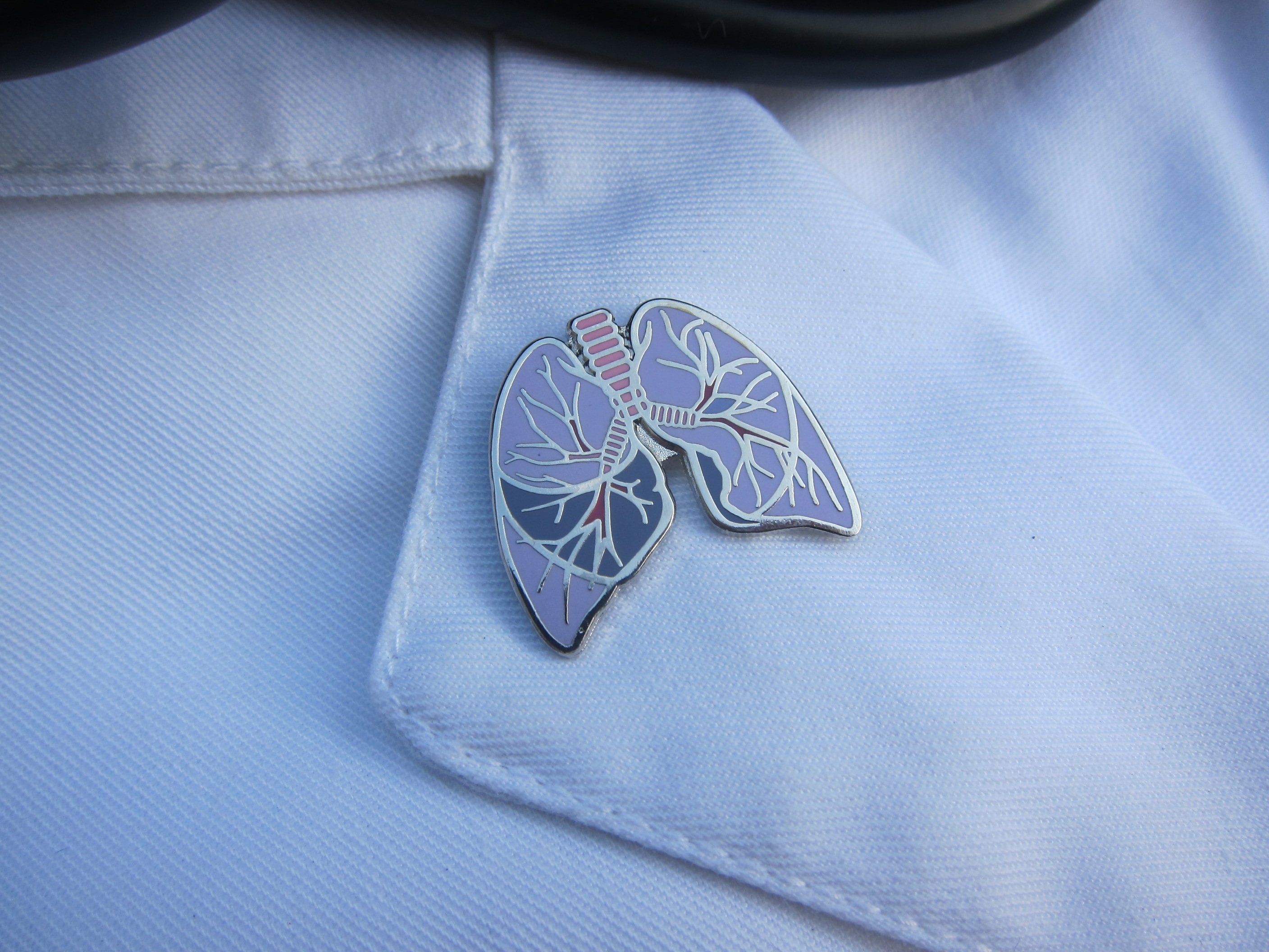 Lungs Enamel Lapel Pin EP108 Lungs Asthma Respiratory and Etsy Canada