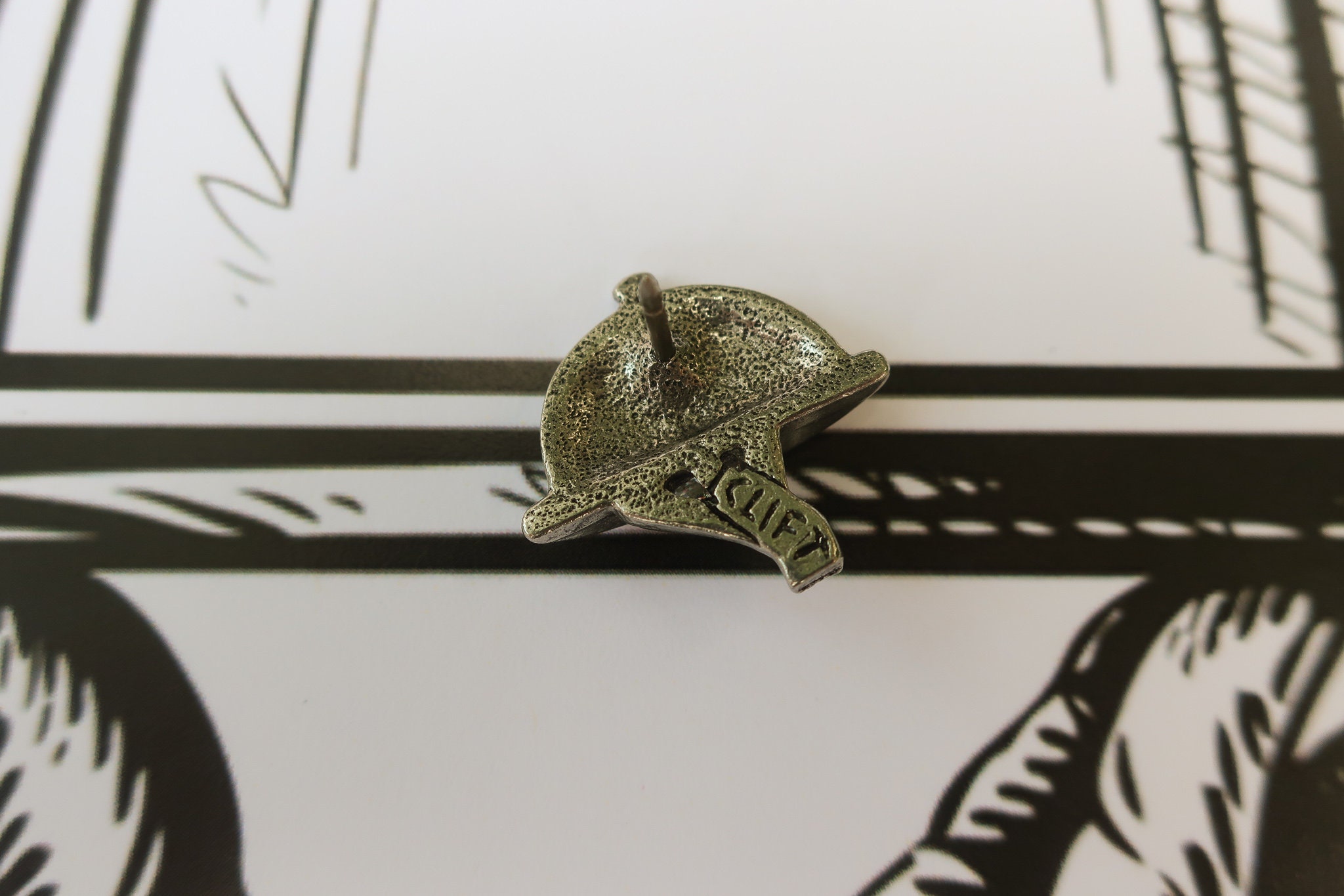 Waiter's Tray Pewter Lapel Pin- CC476- Restaurant, Catering, Server ...