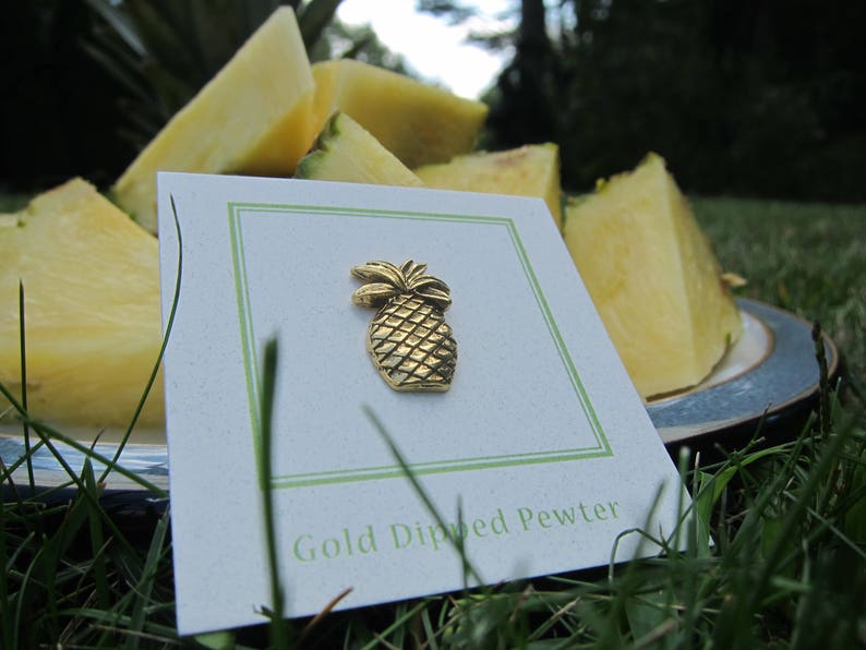 Gold Pineapple Lapel Pin CC111G Pineapple Hospitality Etsy