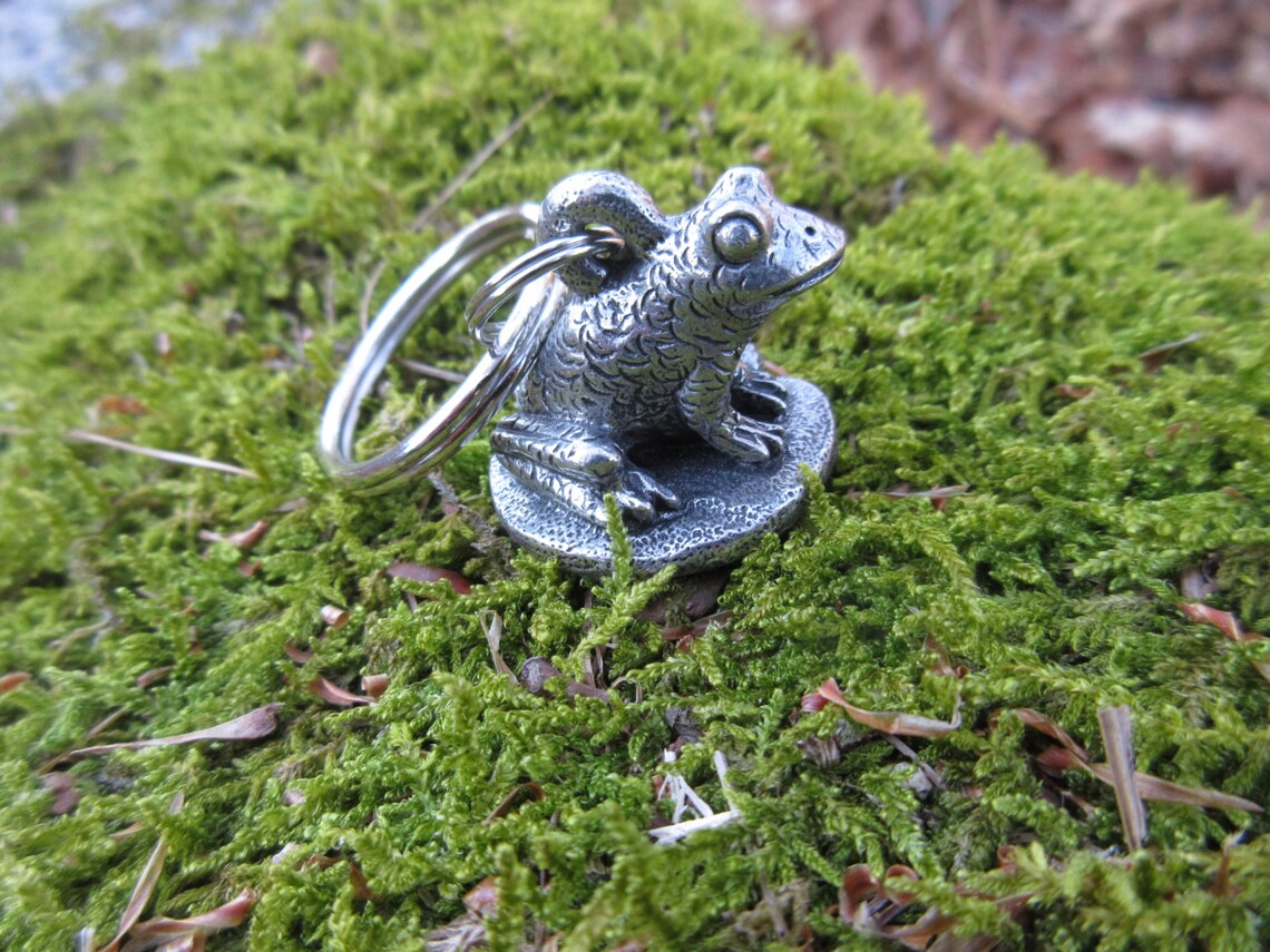 Frog Keychain Etsy