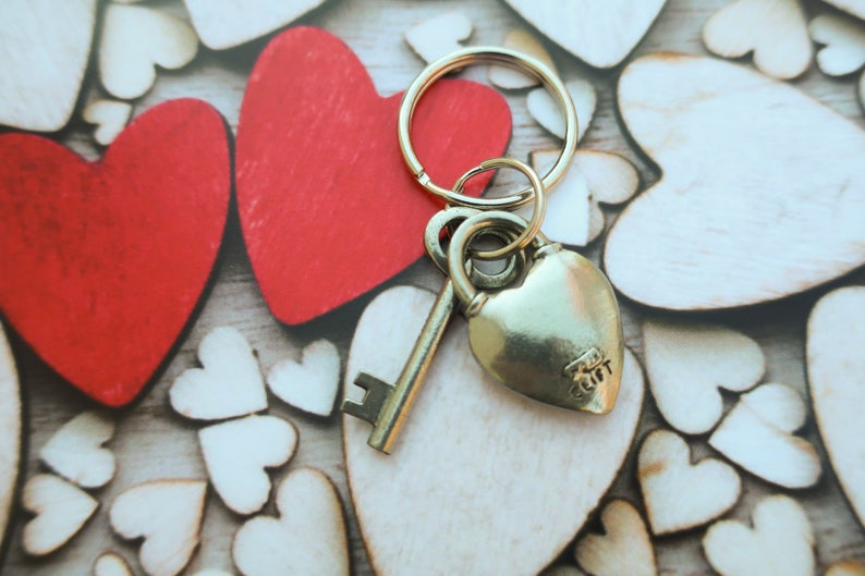 Key to My Heart Keychain K125 Valentine's Day Gifts and Accessories zdjęcie 4