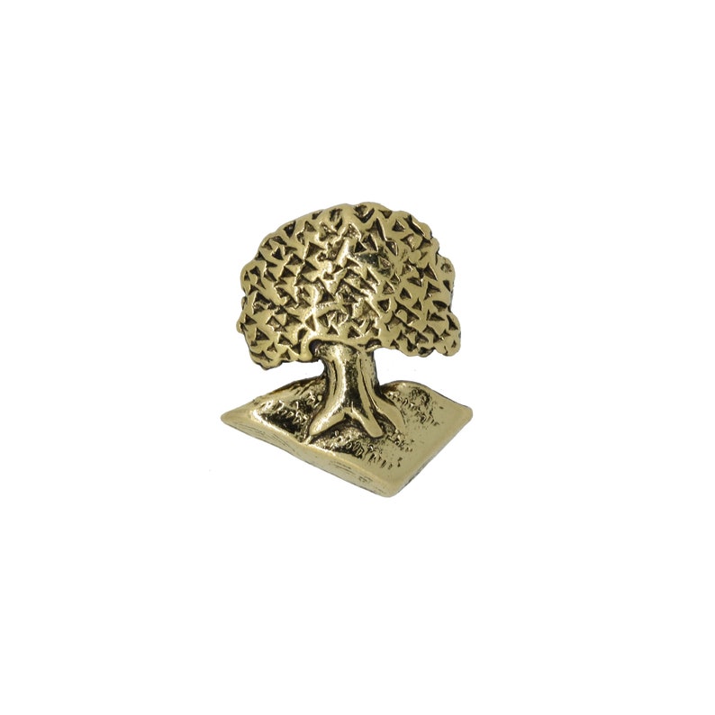 Gold Tree of Learning Lapel Pin CC558G Literacy, Education, Reading, and Teacher Lapel Pins image 2