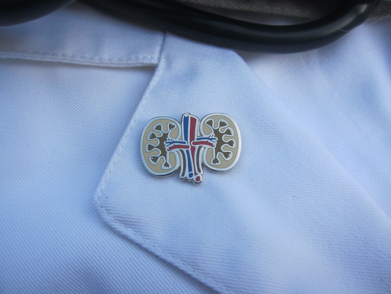 Kidney Enamel Lapel Pin EP109 Kidneys Urinary Tract Renal Etsy