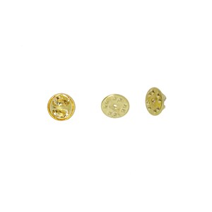 Gold Military Butterfly Clutch Pin Backs- Great for Pin Collectors ...