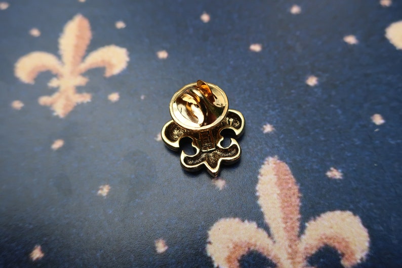 Gold Fleur de Lis Lapel Pin CC257G Fleur de Lis, Saints, Lily Flower, and New Orleans Pins image 10