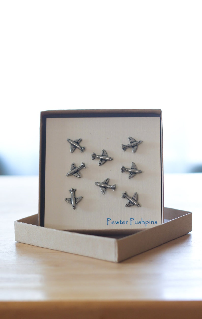 Airplane Pushpins Aviation and Plane Decor Travel Map Etsy