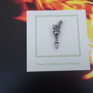 Torch Lapel Pin - CC406- Symbol of Knowledge, Illumination ...