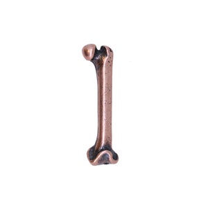 Copper Femur Lapel Pin- CC510C- Anatomy and Anatomical Pins- Leg Bone, Bone, Tibia, and Medical Pins