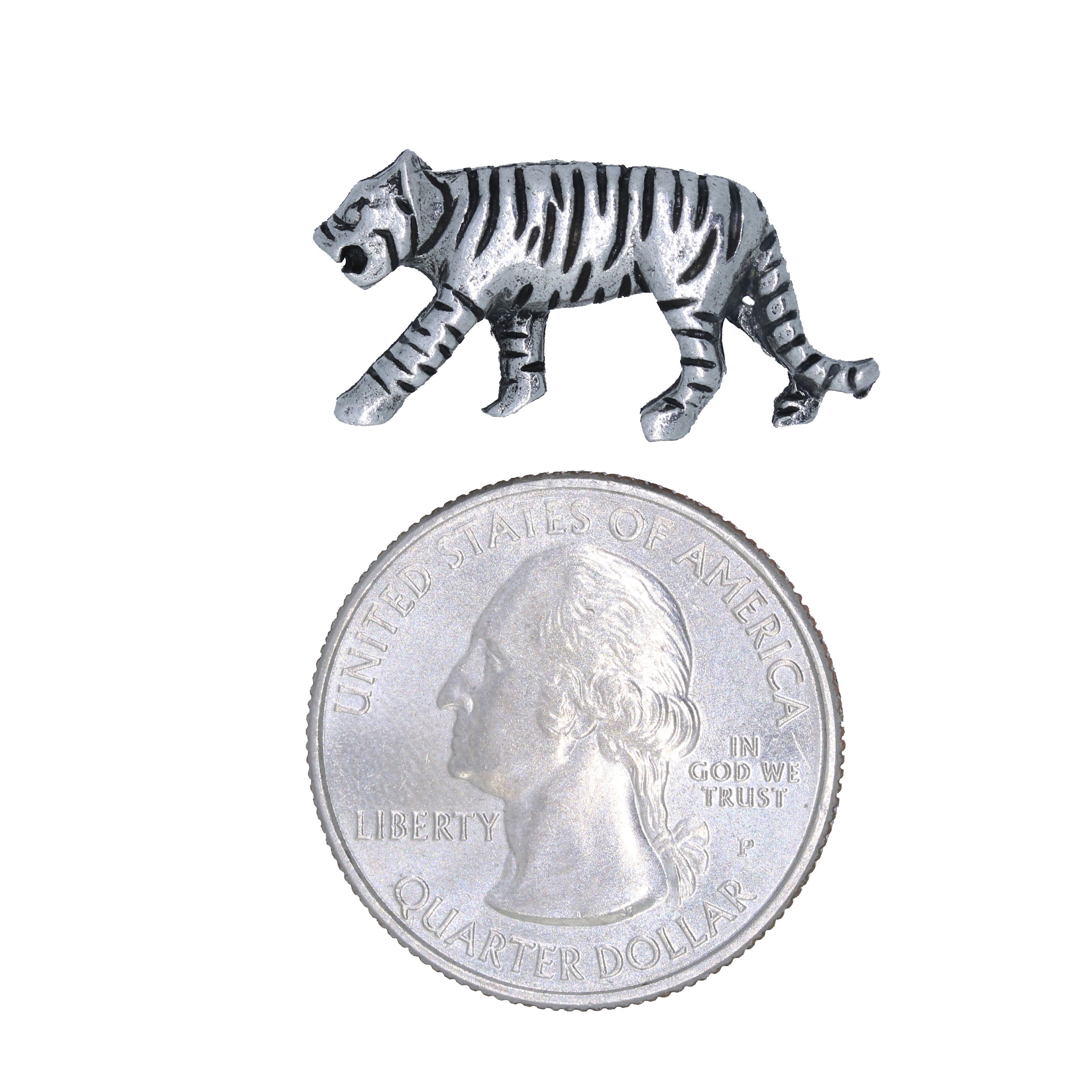 Tiger Pewter Lapel Pin- CC469- Tiger, Wildlife, Zoo, and Animal Pins - Etsy