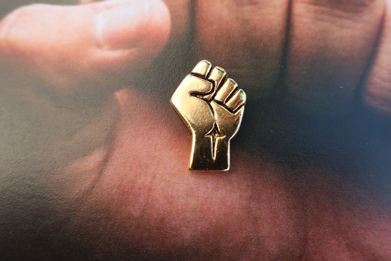 Civil Rights Gold Dipped Pewter Lapel Pin- CC653G- Civil Rights, Black Lives Matter, Protest, and Activist Lapel Pins