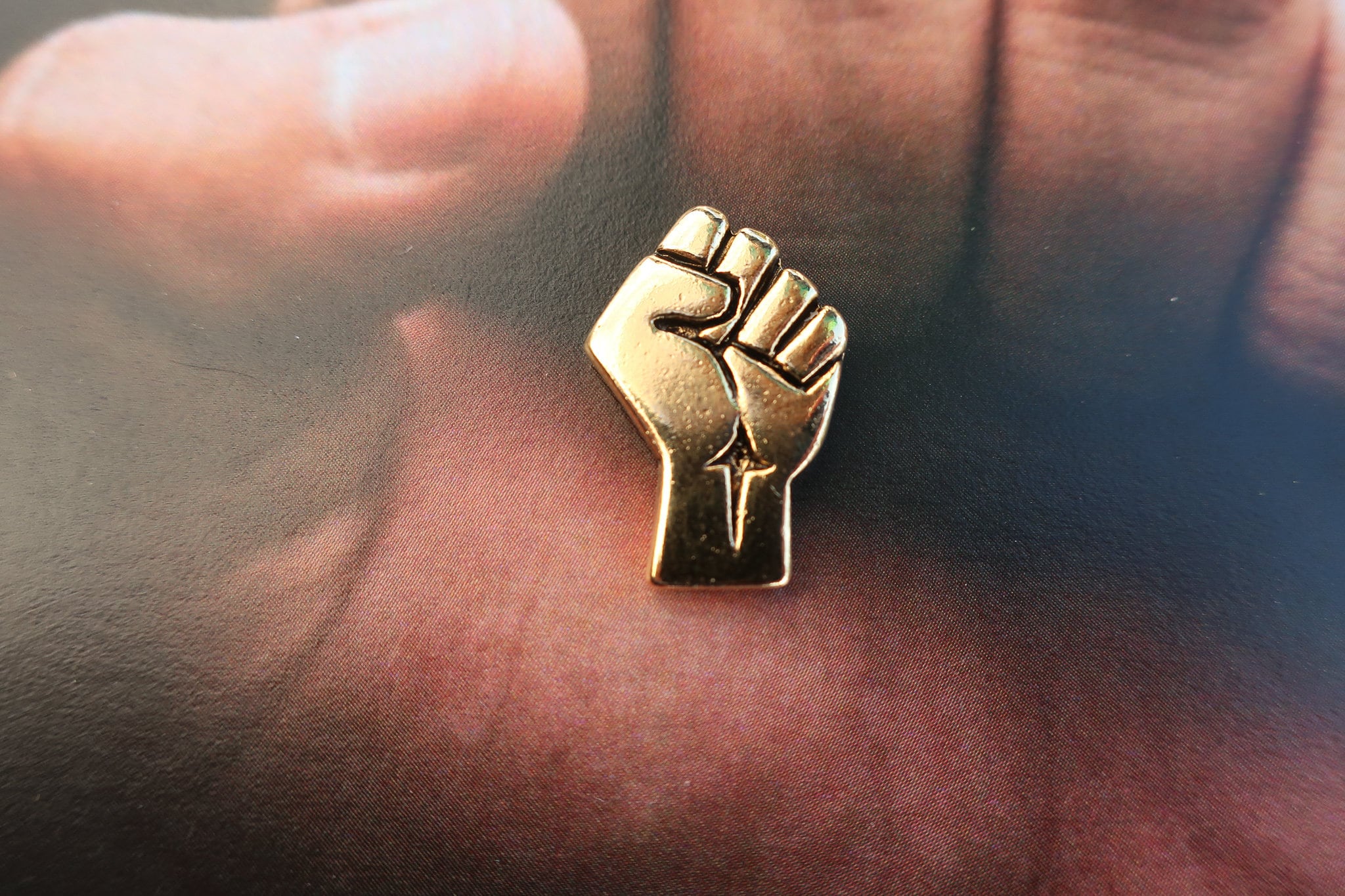 Civil Rights Gold Dipped Pewter Lapel Pin- CC653G- Civil Rights, Black Lives Matter, Protest, and Activist Lapel Pins