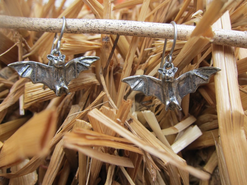 Bat Earrings LT473 image 1