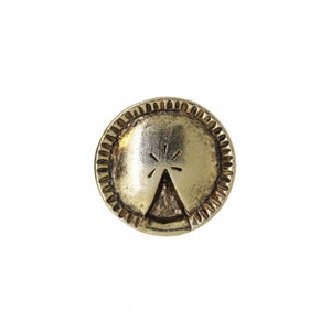 Pie Gold Lapel Pin - CC266G- Baking Pins- Baker Gifts- Apple Pie