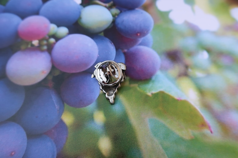 Grapes Lapel Pin CC259 Pewter Vineyard and Wine Gifts and Pins image 10