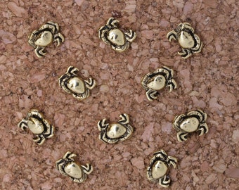 Crab Pushpins- PN143- Home Office- Crab, Ocean, Marine Animal, and Aquarium Decor for a Decorative Corkboard
