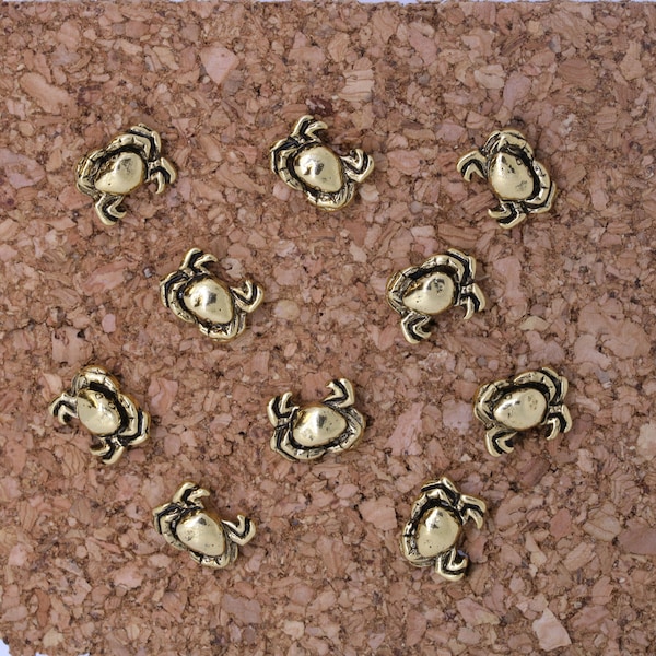 Crab Pushpins- PN143- Home Office- Crab, Ocean, Marine Animal, and Aquarium Decor for a Decorative Corkboard