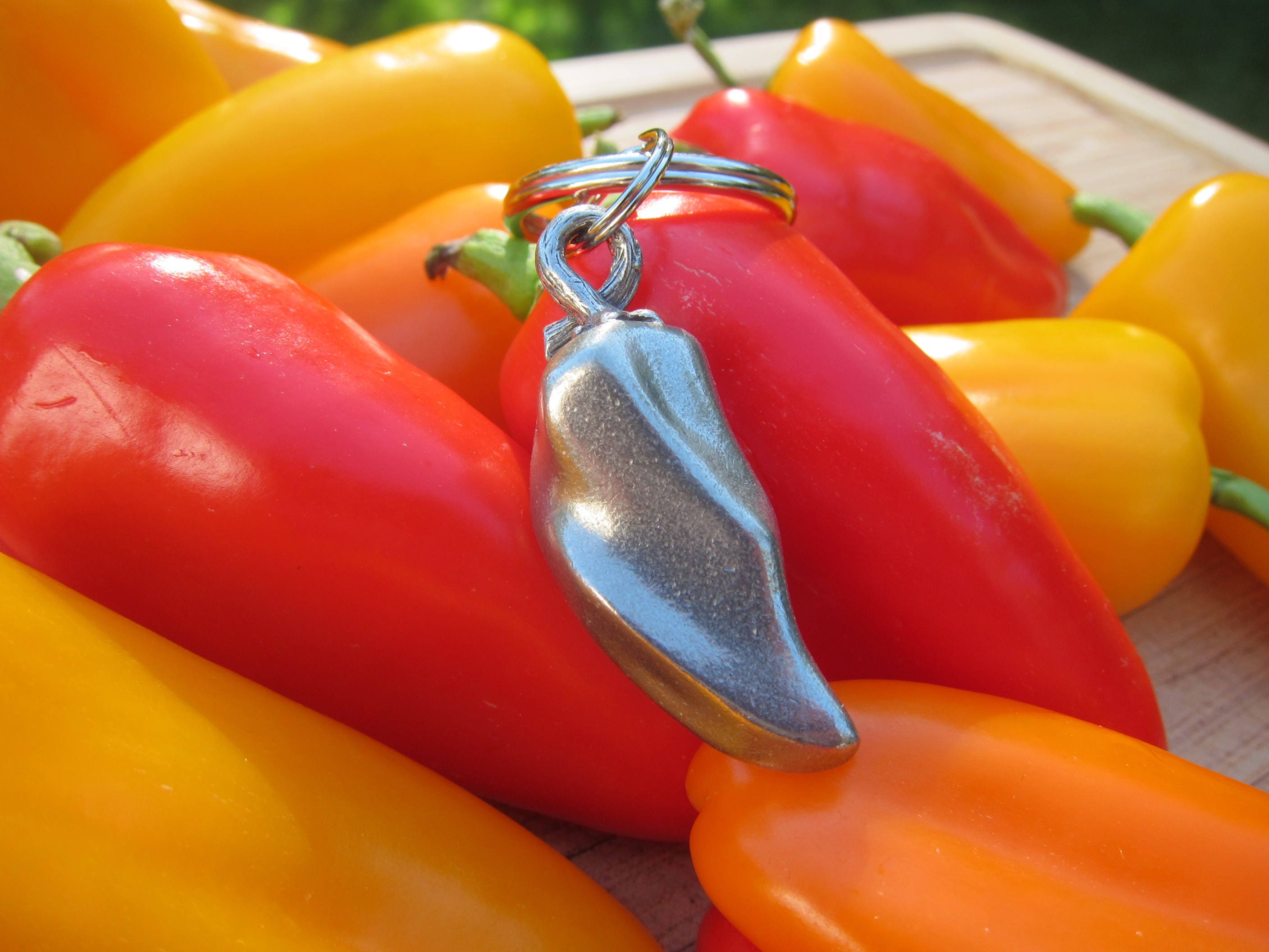 Chili Pepper Keychain- K135- Hot Tamale, Peppers, and Culinary