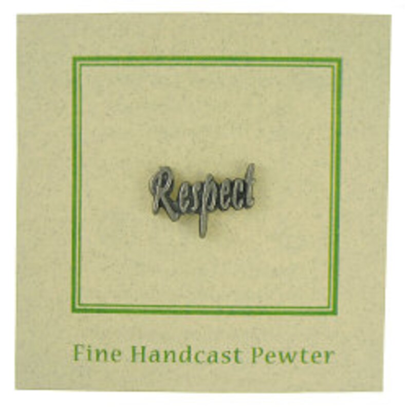Respect Icon Pin Respect Lapel Pin - CC395- Employee Motivation, School Pins, Respect ...