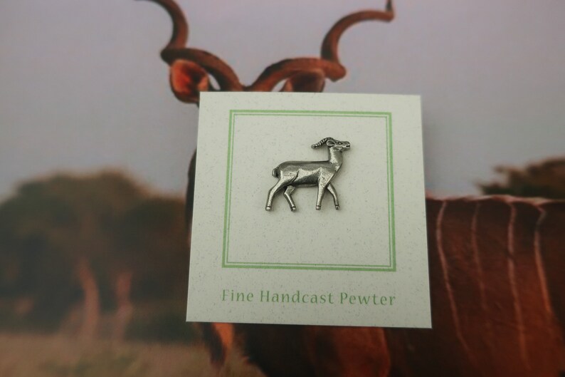 African Animals Wildlife and Zoo Animals Antelope Lapel Pin Gazelles CC249- Pronghorn