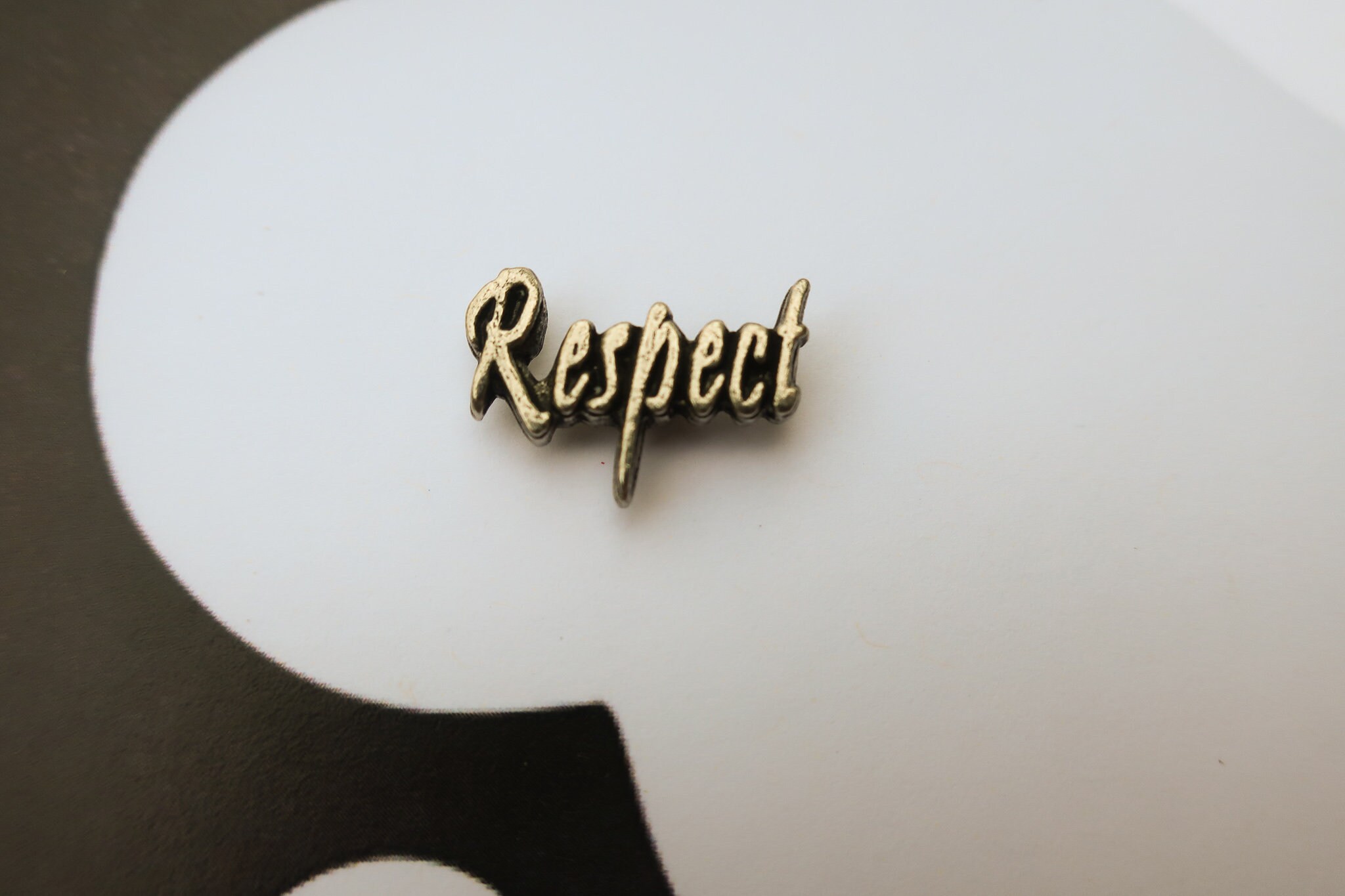 Respect Lapel Pin - CC395- Employee Motivation, School Pins, Respect, Achievement Gifts