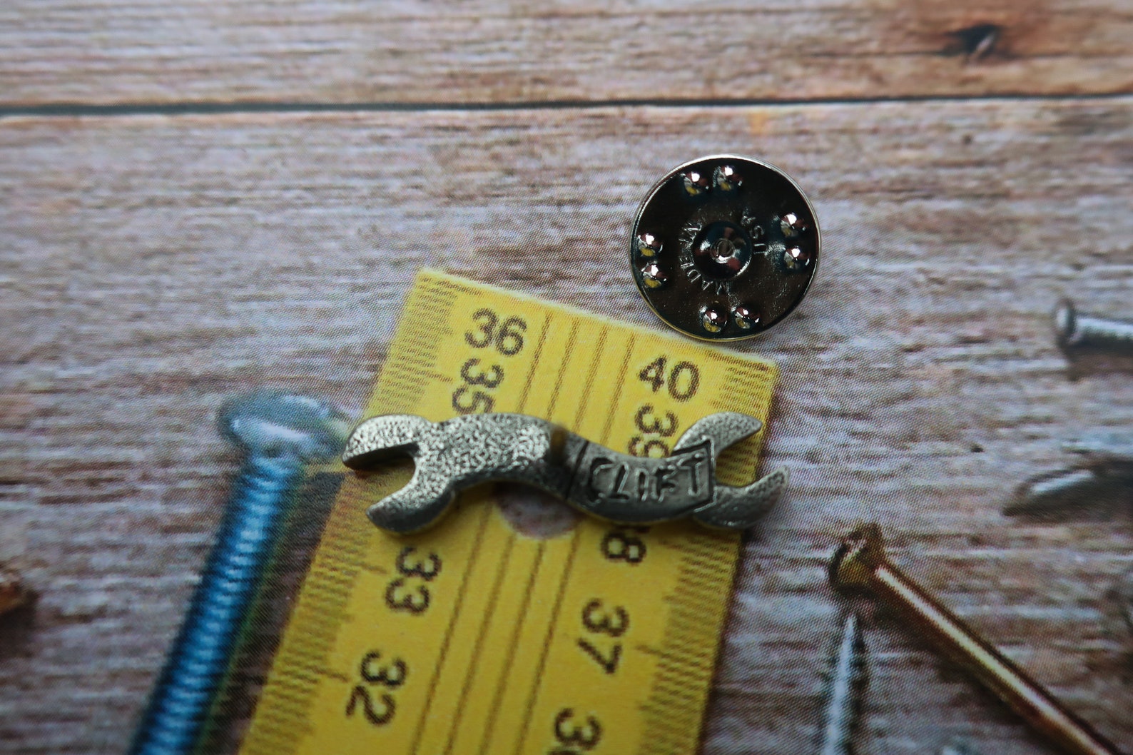 Wrench Lapel Pin CC199 Tools Handy Man and Carpenter Pins Etsy